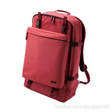 Laptop daypacks with water-resistant materials and double zipper design